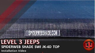 Jeep JKU Spiderweb Shade Install