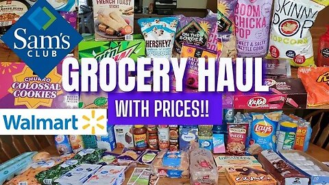 🛒 NEW GROCERY HAUL | WITH PRICES | WALMART & SAM'S CLUB MAY 2022