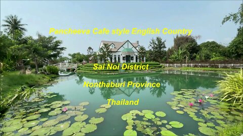 Pancheeva Cafe style English Country at Sai Noi District in Nonthaburi Thailand
