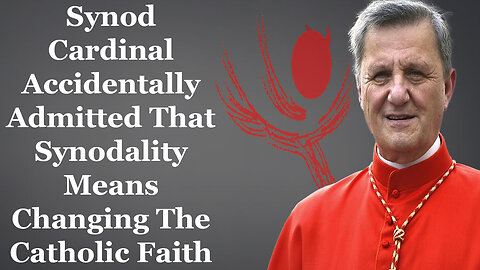 Synod Cardinal Accidentally Admitted That Synodality Means Changing The Catholic Faith