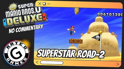 Superstar Road-2 - Run for It (ALL Star Coins) New Super Mario Bros U Deluxe