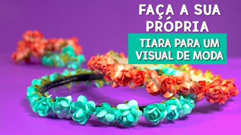 Vai à moda criando a sua própria diadema.