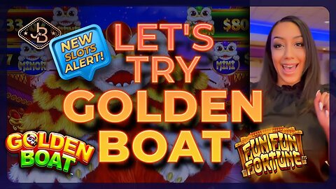 NEW Slots! ⭐️ Golden Boat Slot Machine And Fun Fun Fortune Slot 🔮