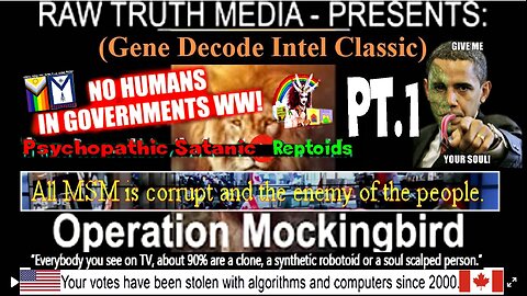 Operations Mockingbird! (Pt.1) By Raw Truth Media - with Gene Decode B2T Show Jan 25, 2020