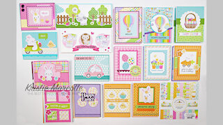 Doodlebug Design | Hippity Hoppity | 40 cards from one 6x6 paper pad