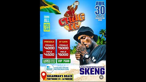 Chug it Beach Party Dancehall Fancam Podcast interview