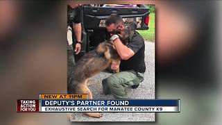 Missing Sheriff's K9 located safely in Manatee County