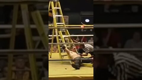 Adam Cole Knocks King McBride Out During A Ladder Match 😵