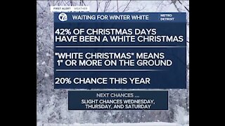 Will we have a White Christmas in metro Detroit?