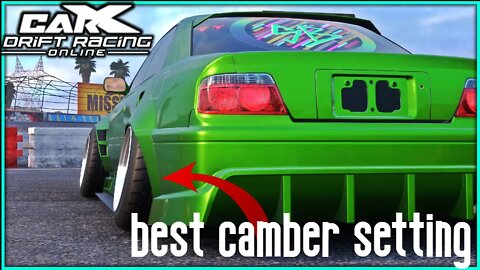 WHAT CAMBER SETTING IS BEST?? | carx drift racing online