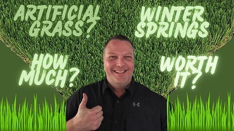 Winter Springs - Artificial Turf Time Lapse and Review