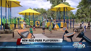New playground now open at Reid Park