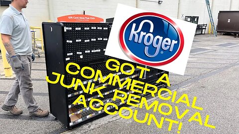 Kroger Junk Removal - New Commercial Account BAGGED! (continued...)
