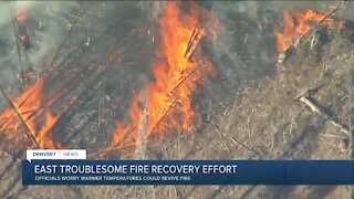 Fire officials report no growth at East Troublesome Fire since snowstorm hit Sunday