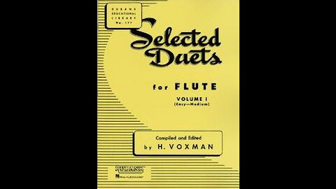 Anonymous, Musette from Rubank Selected Duets for Flute vol. 1