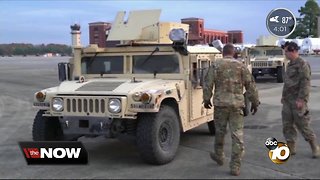 First wave of troops deployed to San Diego border