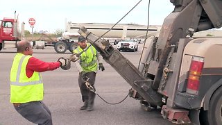 Daily dangers for tow truck drivers