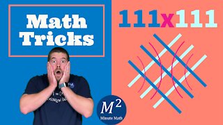 Minute Math Tricks | Part 10 | 111x111 Using Lines #shorts