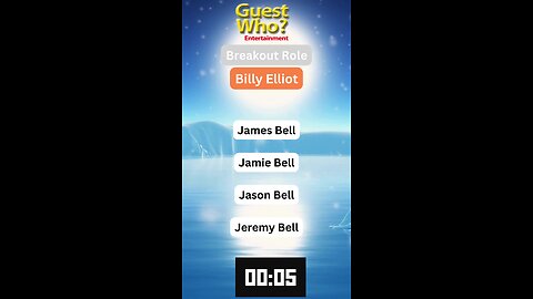 Guest Who #59 Quiz, Info, Facts and a Quote! | Billy Elliot