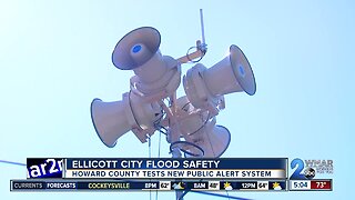 Howard County tests new flash flood warning system for Ellicott City