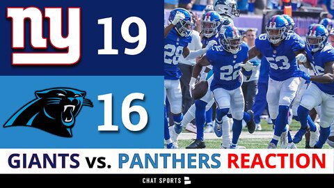 Giants HUGE WIN vs. Panthers: Leonard Williams Injury Update + Graham Gano DELIVERS | Giants News