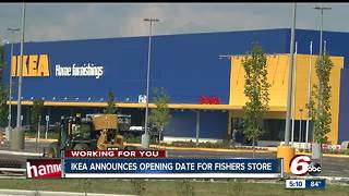 IKEA announces opening date for Fishers store