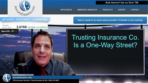 Trusting Insurance Companies a One-Way Street? Life, Health, Auto & Home OK, Annuities not so much!