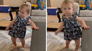 Baby Girl Preciously Dances To 'Footloose' Theme Song