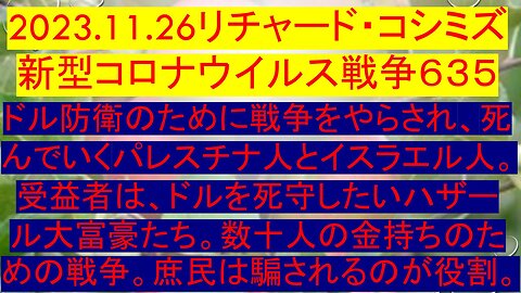 2023.11.26リチャード・コシミズ 新型コロナウイルス戦争６３５