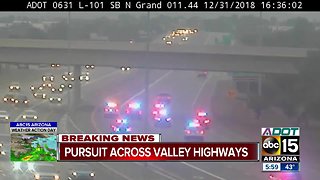 Pursuit ends in shooting on I-10 near 43rd Ave