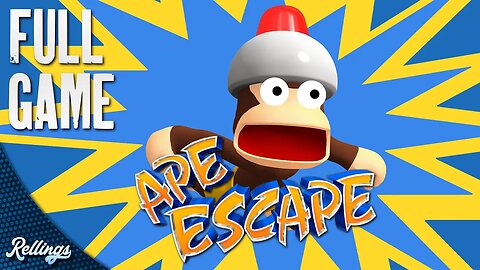 Ape Escape (PS1) Full Playthrough (No Commentary)