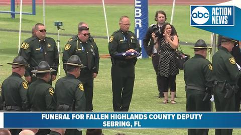 Honors Ceremony for fallen Highlands County deputy