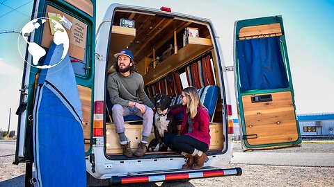 YOUNG COUPLE's Beautiful Hand-Crafted SPRINTER VAN Conversion