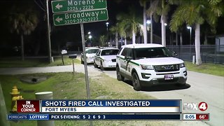 Shots fired investigation in Fort Myers overnight