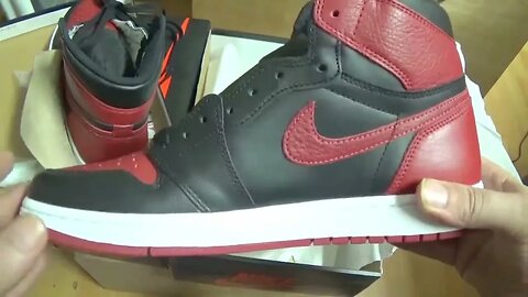 "Air Jordan 1 Retro High OG Banned"/AJ 1 OG Bred 2016 Legit Check,Review