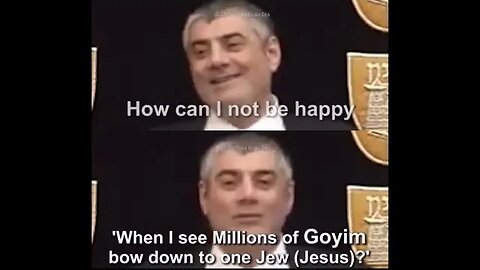 Rabbi Yosef Mizrachi Is Happy Millions Of Goyim Bow Down To One Jew (Jesus)