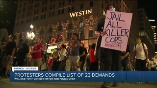 Detroit protesters to meet with Duggan Tuesday to discuss 23 demands