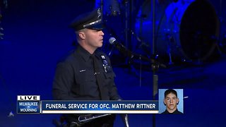 Matthew Rittner's partner, Matthew Murray, gives heartfelt speech