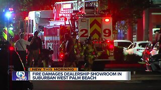 Fire damages Toyota dealership in Royal Palm Beach
