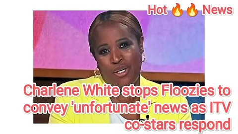 Charlene White stops Floozies to convey 'unfortunate' news as ITV co-stars respond