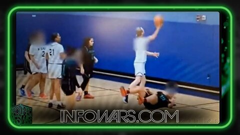 VIDEO: Tranny Throws Girl To The Ground During Basketball Game