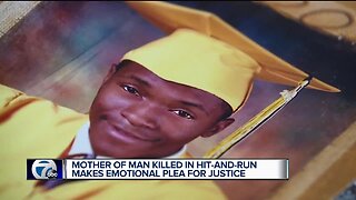 Mother of man killed in hit-and-run makes emotional plea for justice