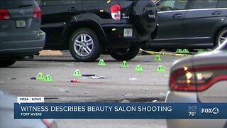 Witness describes beauty salon shooting