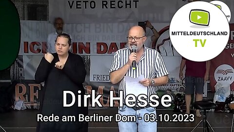 Dirk Hesse - Rede am Berliner Dom - 03.10.2023