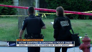Victim identified in shooting and police chase