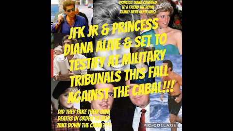 Princess Diana & JFK Jr alive!?!