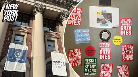 Barnard College orders removal of dorm door decorations