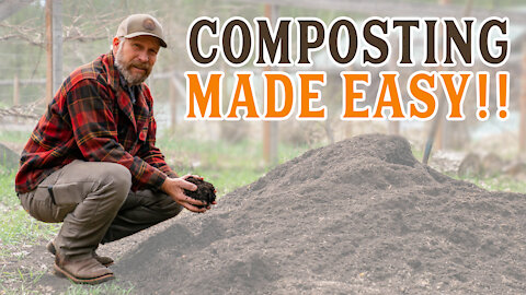 Make Your Own Backyard Compost (SIMPLE METHOD)