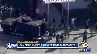 San Diego Unified calls for more gun control