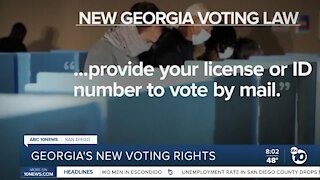 New Georgia voting law